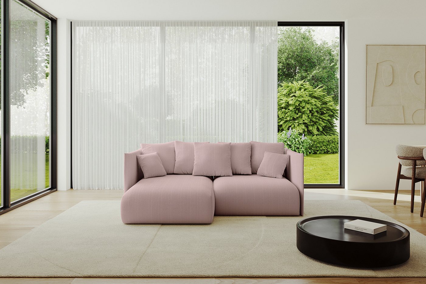 ALTDECOR Ecksofa ONESK-L, Couch mit Schlaffunktion, Wohnzimmer - Wohnlandschaft, Corner Sofa Bett Eckcouch Couch L-Form Schlafcouch Ausziehbar ALTDECOR Ecksofa ONESK-L, Couch mit Schlaffunktion, Wohnzimmer - Wohnlandschaft, Corner Sofa Bett Eckcouch Couch L-Form Schlafcouch Ausziehbar von ALTDECOR
