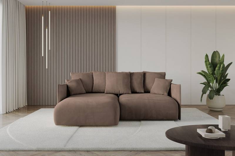 ALTDECOR Ecksofa ONESK-L, Couch mit Schlaffunktion, Wohnzimmer - Wohnlandschaft, Corner Sofa Bett Eckcouch Couch L-Form Schlafcouch Ausziehbar von ALTDECOR