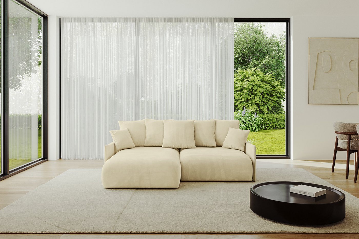 ALTDECOR Ecksofa ONESK-L-v1, Couch mit Schlaffunktion, Wohnzimmer - Wohnlandschaft, Corner Sofa Bett Eckcouch Couch L-Form Schlafcouch Ausziehbar ALTDECOR Ecksofa ONESK-L-v1, Couch mit Schlaffunktion, Wohnzimmer - Wohnlandschaft, Corner Sofa Bett Eckcouch Couch L-Form Schlafcouch Ausziehbar von ALTDECOR