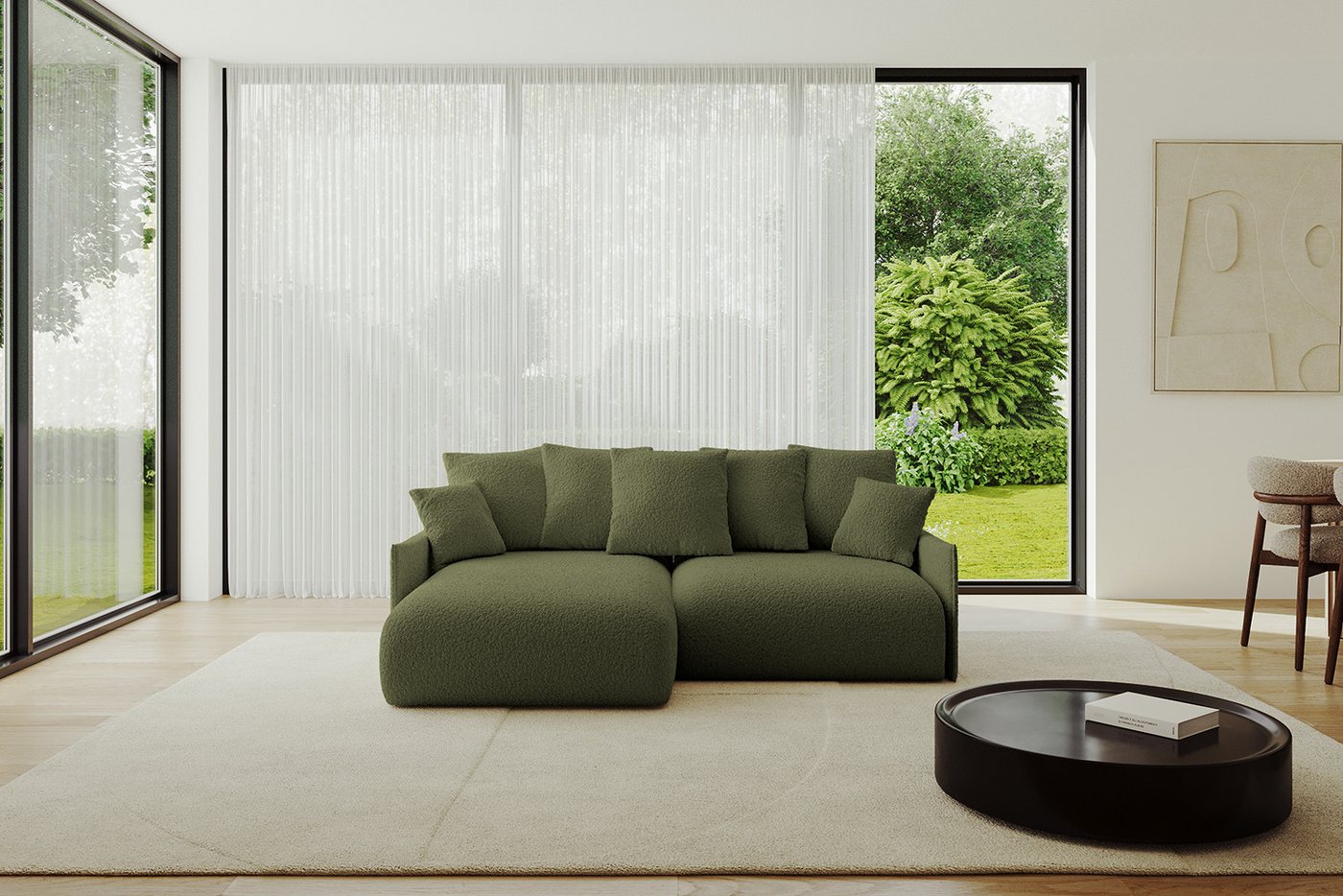 ALTDECOR Ecksofa ONESK-L-v1, Couch mit Schlaffunktion, Wohnzimmer - Wohnlandschaft, Corner Sofa Bett Eckcouch Couch L-Form Schlafcouch Ausziehbar ALTDECOR Ecksofa ONESK-L-v1, Couch mit Schlaffunktion, Wohnzimmer - Wohnlandschaft, Corner Sofa Bett Eckcouch Couch L-Form Schlafcouch Ausziehbar von ALTDECOR