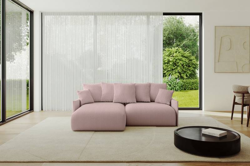 ALTDECOR Ecksofa ONESK-L-v1, Couch mit Schlaffunktion, Wohnzimmer - Wohnlandschaft, Corner Sofa Bett Eckcouch Couch L-Form Schlafcouch Ausziehbar von ALTDECOR
