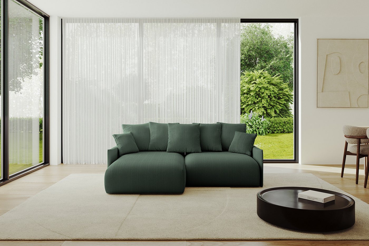 ALTDECOR Ecksofa ONESK-L-v1, Couch mit Schlaffunktion, Wohnzimmer - Wohnlandschaft, Corner Sofa Bett Eckcouch Couch L-Form Schlafcouch Ausziehbar ALTDECOR Ecksofa ONESK-L-v1, Couch mit Schlaffunktion, Wohnzimmer - Wohnlandschaft, Corner Sofa Bett Eckcouch Couch L-Form Schlafcouch Ausziehbar von ALTDECOR