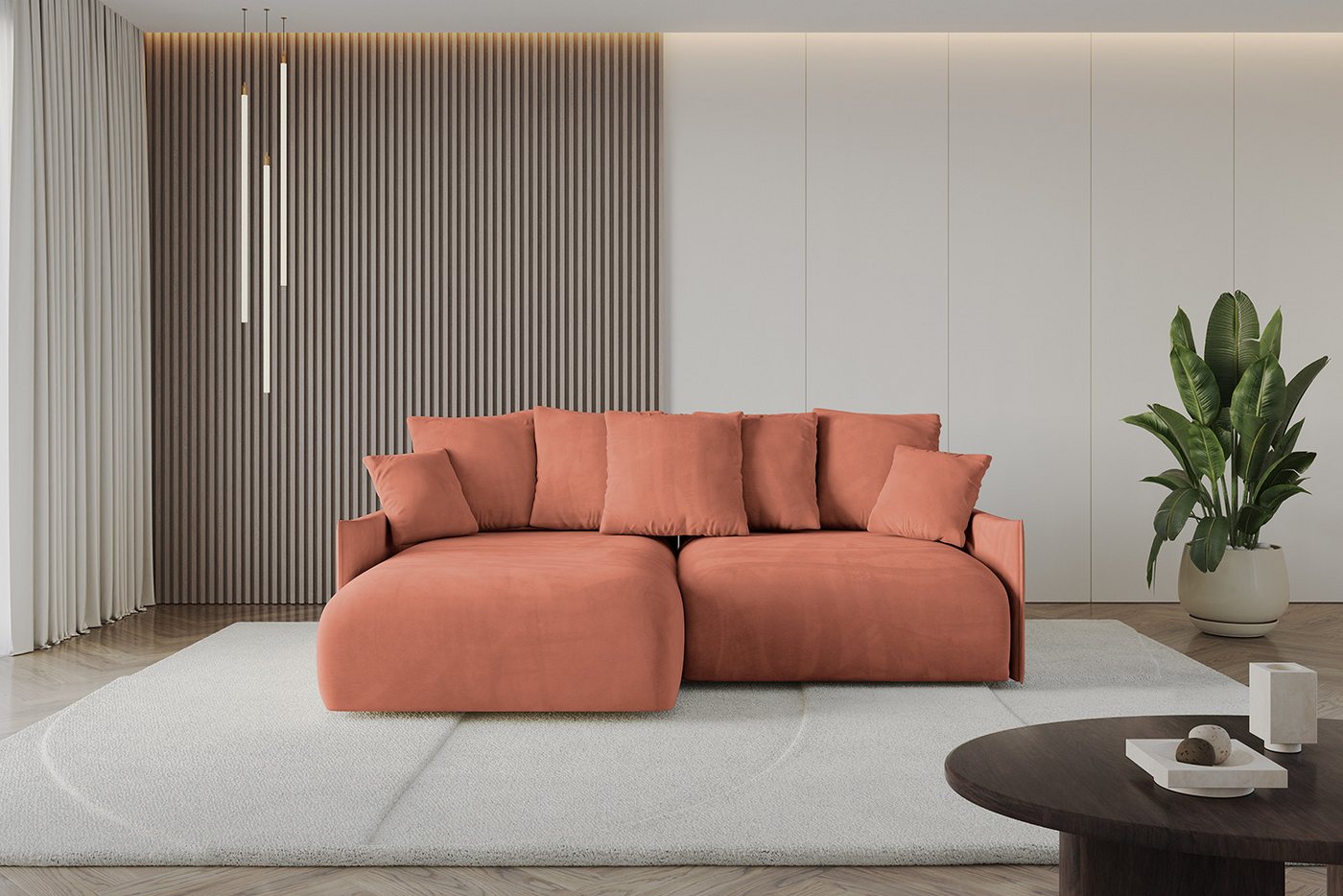 ALTDECOR Ecksofa ONESK-L-v1, Couch mit Schlaffunktion, Wohnzimmer - Wohnlandschaft, Corner Sofa Bett Eckcouch Couch L-Form Schlafcouch Ausziehbar ALTDECOR Ecksofa ONESK-L-v1, Couch mit Schlaffunktion, Wohnzimmer - Wohnlandschaft, Corner Sofa Bett Eckcouch Couch L-Form Schlafcouch Ausziehbar von ALTDECOR