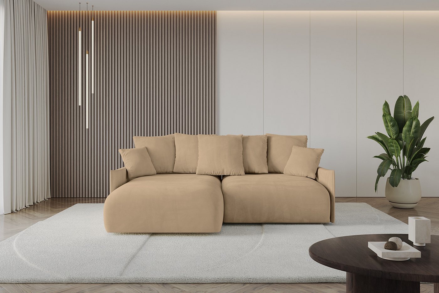 ALTDECOR Ecksofa ONESK-L-v1, Couch mit Schlaffunktion, Wohnzimmer - Wohnlandschaft, Corner Sofa Bett Eckcouch Couch L-Form Schlafcouch Ausziehbar ALTDECOR Ecksofa ONESK-L-v1, Couch mit Schlaffunktion, Wohnzimmer - Wohnlandschaft, Corner Sofa Bett Eckcouch Couch L-Form Schlafcouch Ausziehbar von ALTDECOR