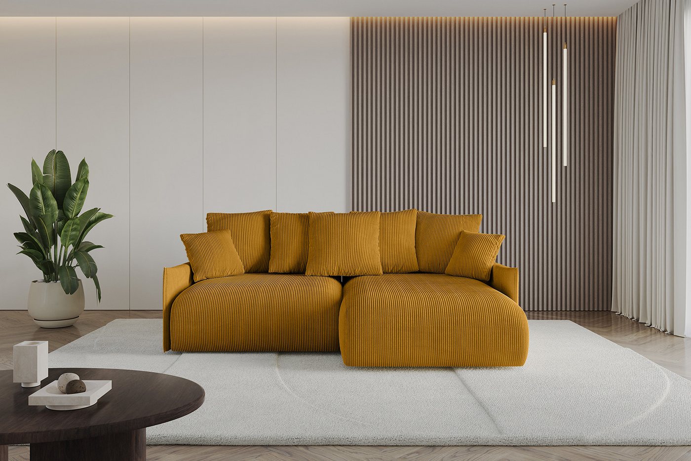 ALTDECOR Ecksofa ONESK-L-v1, Couch mit Schlaffunktion, Wohnzimmer - Wohnlandschaft, Corner Sofa Bett Eckcouch Couch L-Form Schlafcouch Ausziehbar ALTDECOR Ecksofa ONESK-L-v1, Couch mit Schlaffunktion, Wohnzimmer - Wohnlandschaft, Corner Sofa Bett Eckcouch Couch L-Form Schlafcouch Ausziehbar von ALTDECOR