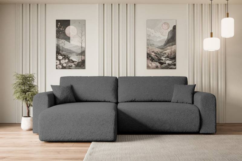 ALTDECOR Ecksofa ORRO-L, Couch mit Schlaffunktion, Wohnzimmer - Wohnlandschaft, Corner Sofa Bett Eckcouch Couch L-Form Schlafcouch Ausziehbar von ALTDECOR