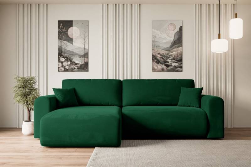 ALTDECOR Ecksofa ORRO-L, Couch mit Schlaffunktion, Wohnzimmer - Wohnlandschaft, Corner Sofa Bett Eckcouch Couch L-Form Schlafcouch Ausziehbar von ALTDECOR