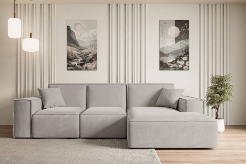 ALTDECOR Ecksofa SERRA-L, Sofa Praktische Bequeme Funktionsecke Couch L-Form Eckcouch, Corner Sofa U-Form Vielseitige Sofa Wohnlandschaft Wohnzimmer von ALTDECOR