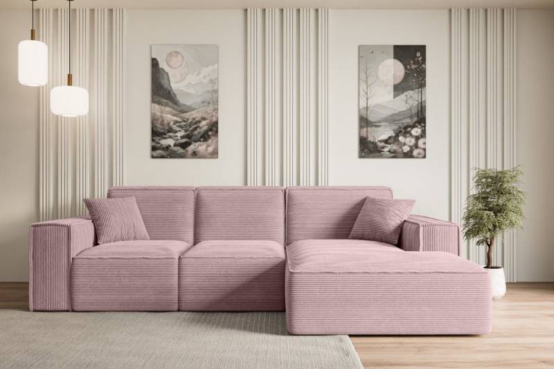 ALTDECOR Ecksofa SERRA-L, Sofa Praktische Bequeme Funktionsecke Couch L-Form Eckcouch, Corner Sofa U-Form Vielseitige Sofa Wohnlandschaft Wohnzimmer von ALTDECOR