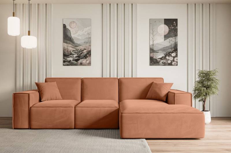 ALTDECOR Ecksofa SERRA-L, Sofa Praktische Bequeme Funktionsecke Couch L-Form Eckcouch, Corner Sofa U-Form Vielseitige Sofa Wohnlandschaft Wohnzimmer von ALTDECOR