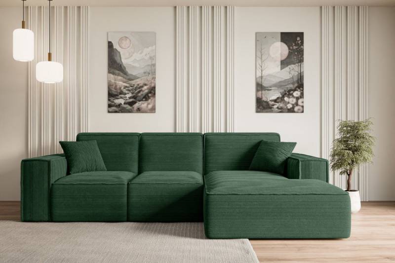 ALTDECOR Ecksofa SERRA-L, Sofa Praktische Bequeme Funktionsecke Couch L-Form Eckcouch, Corner Sofa U-Form Vielseitige Sofa Wohnlandschaft Wohnzimmer von ALTDECOR