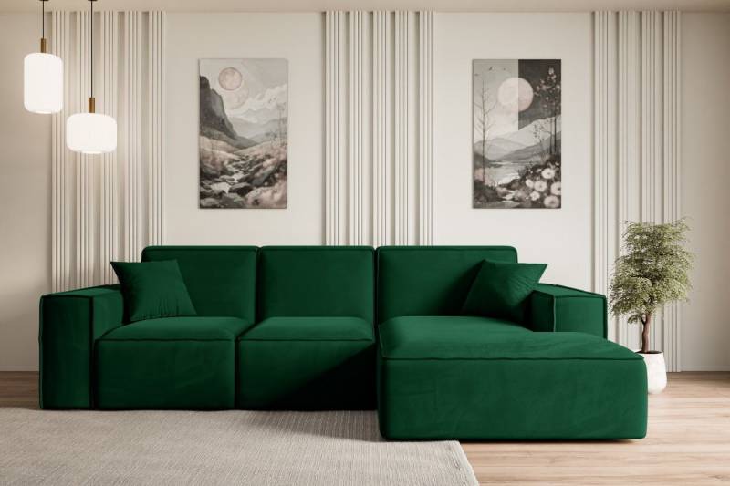 ALTDECOR Ecksofa SERRA-L, Sofa Praktische Bequeme Funktionsecke Couch L-Form Eckcouch, Corner Sofa U-Form Vielseitige Sofa Wohnlandschaft Wohnzimmer von ALTDECOR