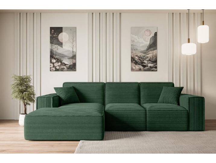 ALTDECOR Ecksofa SERRA-L, Sofa Praktische Bequeme Funktionsecke Couch L-Form Eckcouch, Corner Sofa U-Form Vielseitige Sofa Wohnlandschaft Wohnzimmer von ALTDECOR