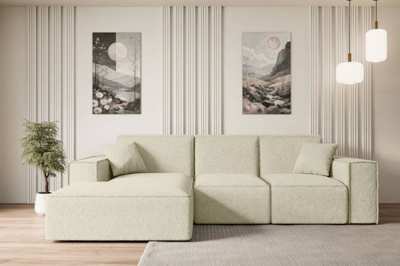 ALTDECOR Ecksofa SERRA-L-S, Couch mit Schlaffunktion, Wohnzimmer - Wohnlandschaft, Corner Sofa Bett Eckcouch Couch L-Form Schlafcouch Ausziehbar von ALTDECOR