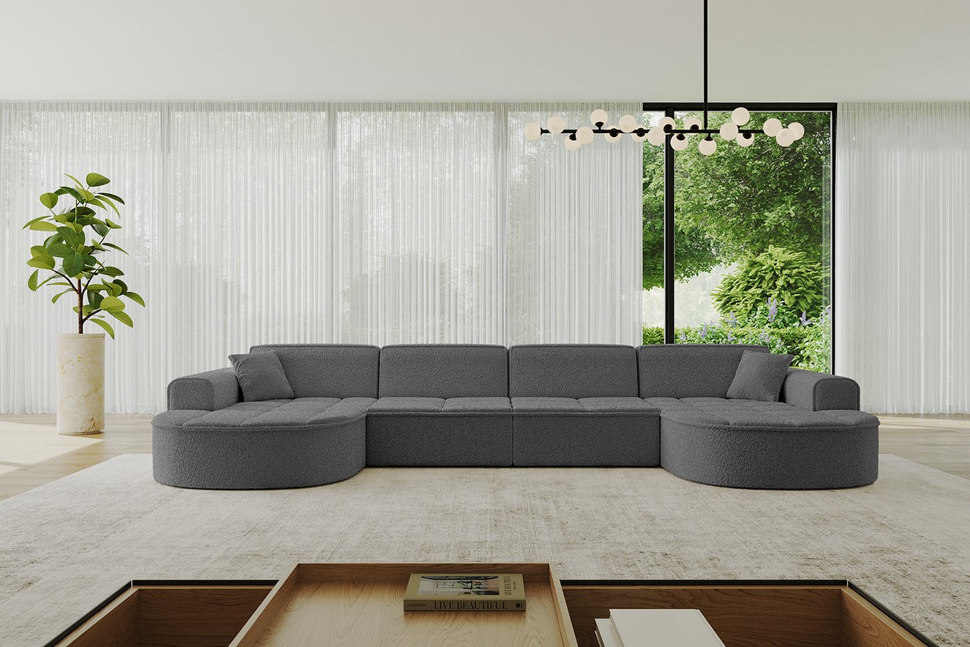 ALTDECOR Ecksofa TARO-U2, Sofa Praktische Bequeme Funktionsecke Couch U-Form Eckcouch, Corner Sofa U-Form Vielseitige Sofa Wohnlandschaft Wohnzimmer ALTDECOR Ecksofa TARO-U2, Sofa Praktische Bequeme Funktionsecke Couch U-Form Eckcouch, Corner Sofa U-Form Vielseitige Sofa Wohnlandschaft Wohnzimmer von ALTDECOR