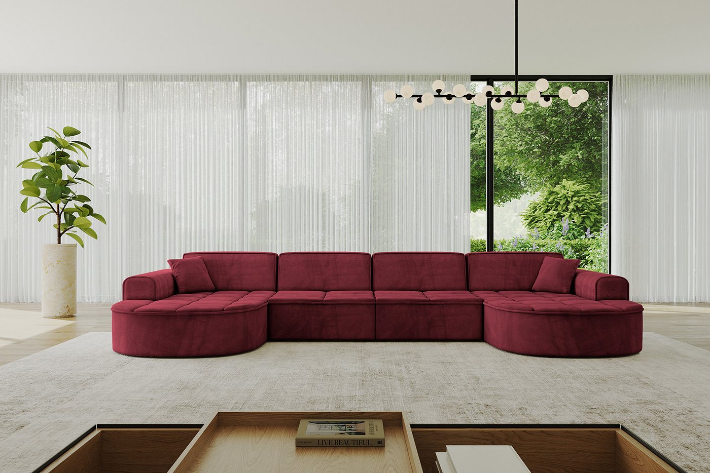 ALTDECOR Wohnlandschaft TARO-U2, Sofa Praktische Bequeme Funktionsecke Couch U-Form Eckcouch, Corner Sofa U-Form Vielseitige Sofa Wohnlandschaft Wohnzimmer ALTDECOR Wohnlandschaft TARO-U2, Sofa Praktische Bequeme Funktionsecke Couch U-Form Eckcouch, Corner Sofa U-Form Vielseitige Sofa Wohnlandschaft Wohnzimmer von ALTDECOR