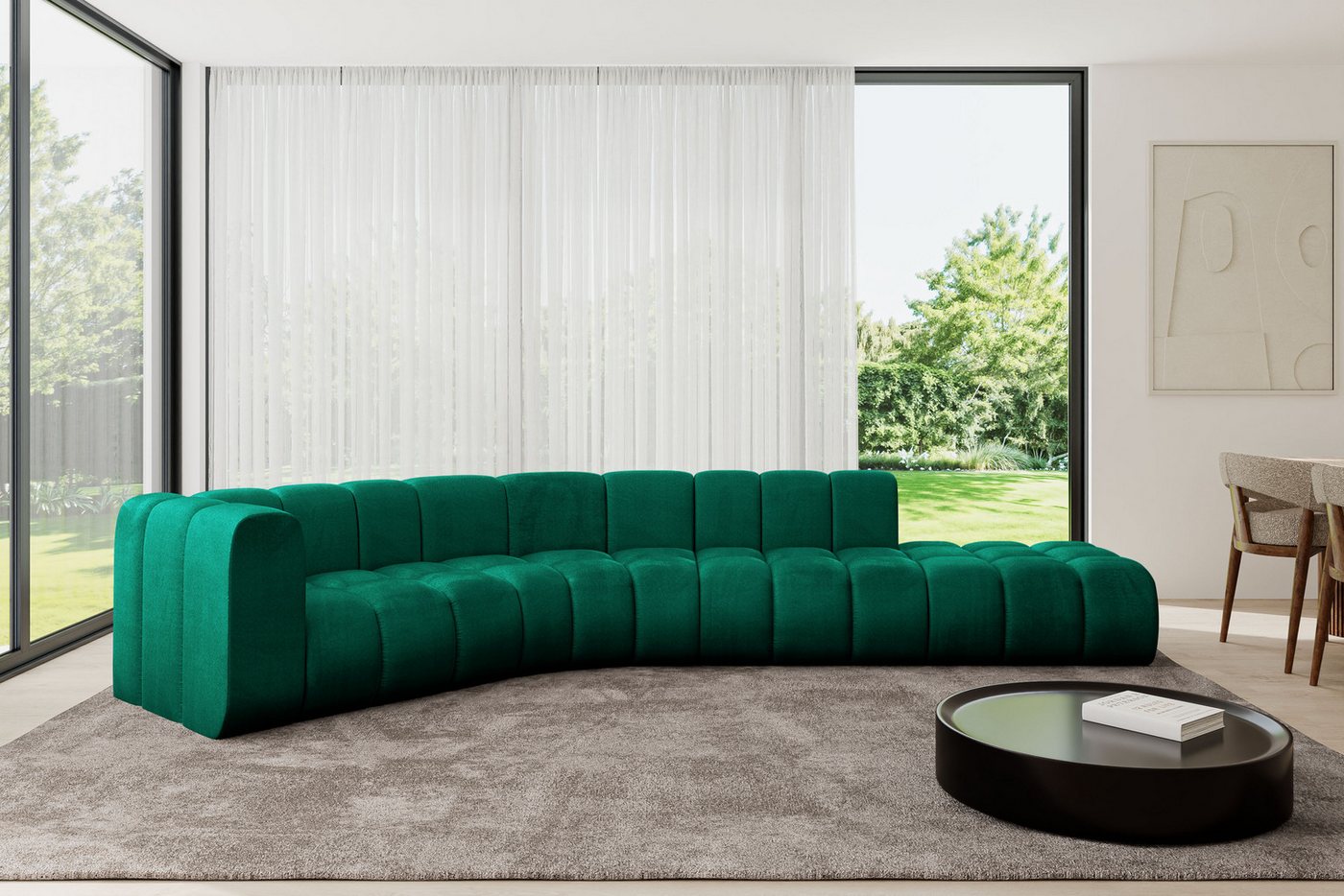 ALTDECOR Ecksofa Tilmo-L1, Corner Sofa U-Form Vielseitige Sofa Wohnlandschaft Wohnzimmer, FORWARDER_CURBSIDE von ALTDECOR