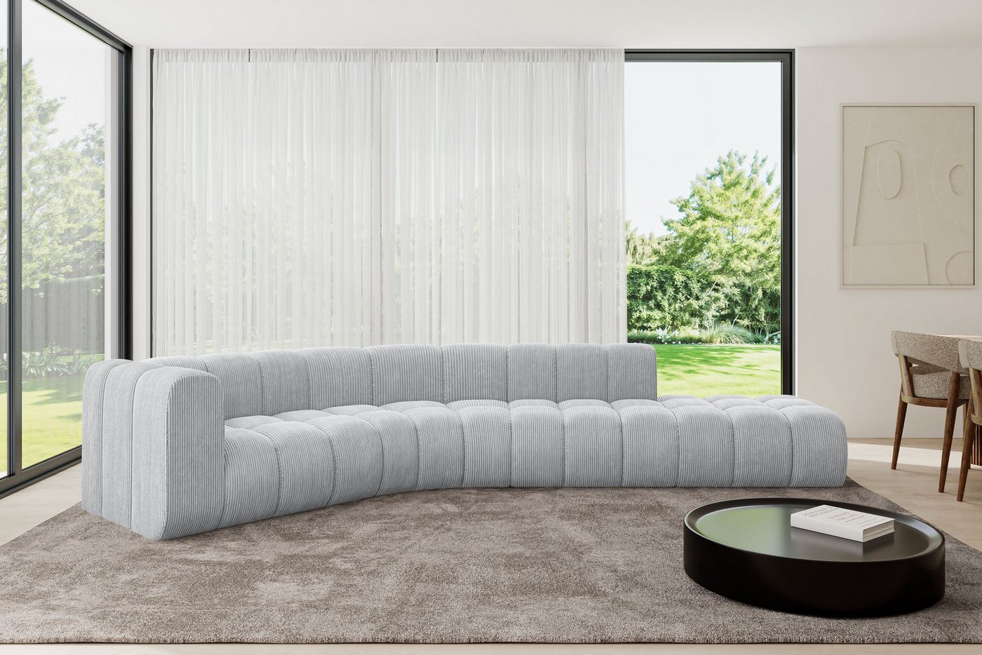 ALTDECOR Ecksofa Tilmo-L1, Corner Sofa U-Form Vielseitige Sofa Wohnlandschaft Wohnzimmer, FORWARDER_CURBSIDE von ALTDECOR