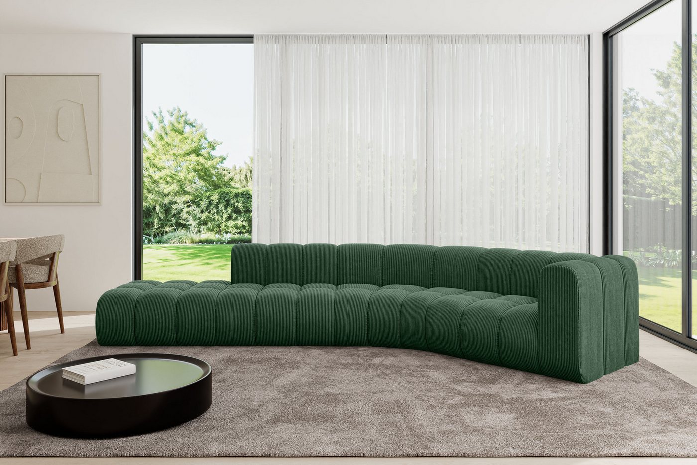 ALTDECOR Ecksofa Tilmo-L1, Corner Sofa U-Form Vielseitige Sofa Wohnlandschaft Wohnzimmer, FORWARDER_CURBSIDE von ALTDECOR