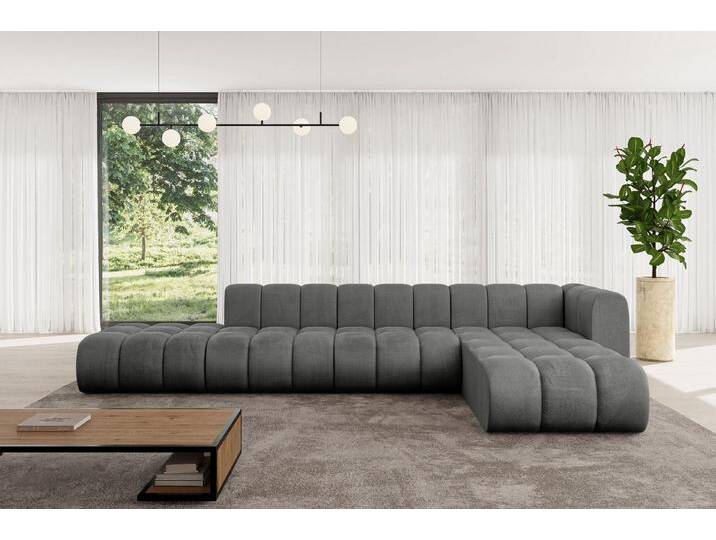 ALTDECOR Ecksofa Zuvon-L2, Corner Sofa U-Form Vielseitige Sofa Wohnlandschaft Wohnzimmer, FORWARDER_CURBSIDE, grau, Dunkelgrau - Monolith 92 von ALTDECOR