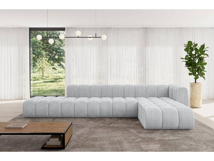 ALTDECOR Ecksofa Zuvon-L2, Corner Sofa U-Form Vielseitige Sofa Wohnlandschaft Wohnzimmer, FORWARDER_CURBSIDE, grau, Grau - Poso 110 von ALTDECOR