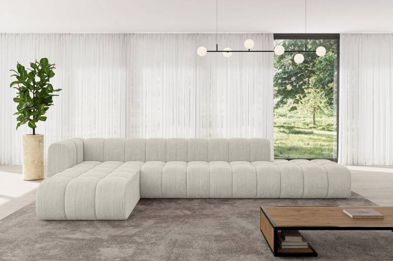 ALTDECOR Ecksofa Zuvon-L2, Corner Sofa U-Form Vielseitige Sofa Wohnlandschaft Wohnzimmer, FORWARDER_CURBSIDE von ALTDECOR