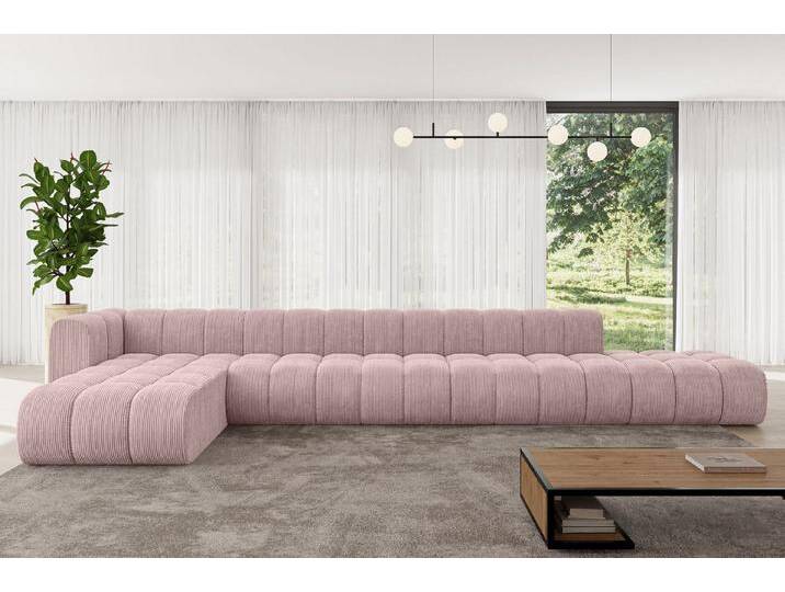 ALTDECOR Ecksofa Zuvon-L3, Corner Sofa U-Form Vielseitige Sofa Wohnlandschaft Wohnzimmer, FORWARDER_CURBSIDE, rosa, Rosa - Poso 145 ALTDECOR Ecksofa Zuvon-L3, Corner Sofa U-Form Vielseitige Sofa Wohnlandschaft Wohnzimmer, FORWARDER_CURBSIDE, rosa, Rosa - Poso 145 von ALTDECOR