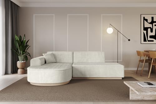 ALTDECOR Ecksofa in L-Form Corner Sofa Bett Eckcouch Couch Wohnlandschaft Cauchsofa Arrio-L1-240x163x81 cm Hellgrau ALTDECOR Ecksofa in L-Form Corner Sofa Bett Eckcouch Couch Wohnlandschaft Cauchsofa Arrio-L1-240x163x81 cm Hellgrau von ALTDECOR