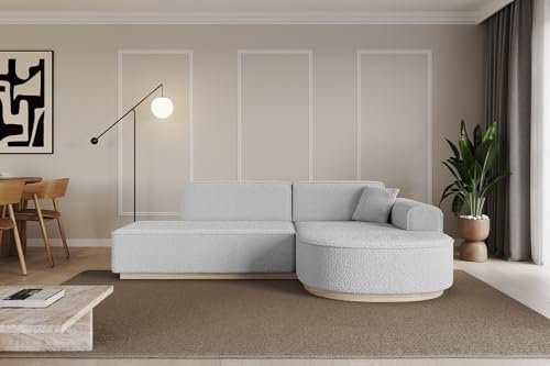 ALTDECOR Ecksofa in L-Form Corner Sofa Bett Eckcouch Couch Wohnlandschaft Cauchsofa Arrio-L1-240x163x81 cm Hellgrau ALTDECOR Ecksofa in L-Form Corner Sofa Bett Eckcouch Couch Wohnlandschaft Cauchsofa Arrio-L1-240x163x81 cm Hellgrau von ALTDECOR