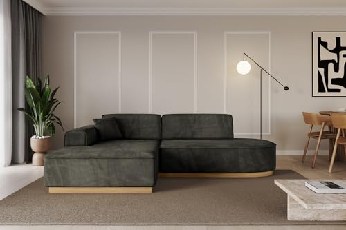 ALTDECOR Ecksofa in L-Form Corner Sofa Bett Eckcouch Couch Wohnlandschaft Cauchsofa IREA-L1-v2-233x165x81 cm Schwarz ALTDECOR Ecksofa in L-Form Corner Sofa Bett Eckcouch Couch Wohnlandschaft Cauchsofa IREA-L1-v2-233x165x81 cm Schwarz von ALTDECOR