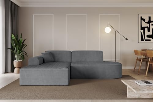 ALTDECOR Ecksofa in L-Form Corner Sofa Bett Eckcouch Couch Wohnlandschaft Cauchsofa IREA-L1-v3-233x165x81 cm Duneklgrau ALTDECOR Ecksofa in L-Form Corner Sofa Bett Eckcouch Couch Wohnlandschaft Cauchsofa IREA-L1-v3-233x165x81 cm Duneklgrau von ALTDECOR