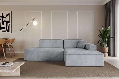 ALTDECOR Ecksofa in L-Form Corner Sofa Bett Eckcouch Couch Wohnlandschaft Cauchsofa IREA-L1-v3-233x165x81 cm Grau ALTDECOR Ecksofa in L-Form Corner Sofa Bett Eckcouch Couch Wohnlandschaft Cauchsofa IREA-L1-v3-233x165x81 cm Grau von ALTDECOR