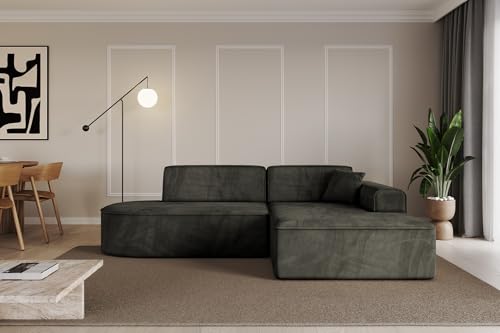 ALTDECOR Ecksofa in L-Form Corner Sofa Bett Eckcouch Couch Wohnlandschaft Cauchsofa IREA-L1-v3-233x165x76 cm Schwarz ALTDECOR Ecksofa in L-Form Corner Sofa Bett Eckcouch Couch Wohnlandschaft Cauchsofa IREA-L1-v3-233x165x76 cm Schwarz von ALTDECOR