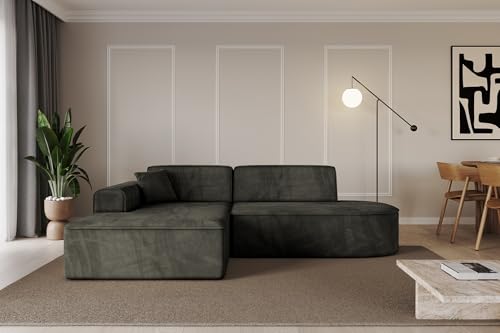 ALTDECOR Ecksofa in L-Form Corner Sofa Bett Eckcouch Couch Wohnlandschaft Cauchsofa IREA-L1-v3-233x165x76 cm Schwarz ALTDECOR Ecksofa in L-Form Corner Sofa Bett Eckcouch Couch Wohnlandschaft Cauchsofa IREA-L1-v3-233x165x76 cm Schwarz von ALTDECOR