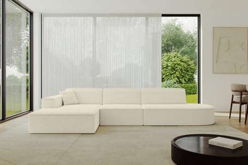 ALTDECOR Ecksofa in L-Form Corner Sofa Bett Eckcouch Couch Wohnlandschaft Cauchsofa IREA-L2-v4-318x165x72,5 cm Beige ALTDECOR Ecksofa in L-Form Corner Sofa Bett Eckcouch Couch Wohnlandschaft Cauchsofa IREA-L2-v4-318x165x72,5 cm Beige von ALTDECOR