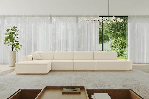 ALTDECOR Ecksofa in L-Form Corner Sofa Bett Eckcouch Couch Wohnlandschaft Cauchsofa IREA-L3-v2-403x165x81 cm Beige ALTDECOR Ecksofa in L-Form Corner Sofa Bett Eckcouch Couch Wohnlandschaft Cauchsofa IREA-L3-v2-403x165x81 cm Beige von ALTDECOR