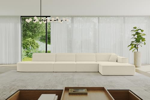 ALTDECOR Ecksofa in L-Form Corner Sofa Bett Eckcouch Couch Wohnlandschaft Cauchsofa IREA-L3-v4-403x165x72,5 cm Beige ALTDECOR Ecksofa in L-Form Corner Sofa Bett Eckcouch Couch Wohnlandschaft Cauchsofa IREA-L3-v4-403x165x72,5 cm Beige von ALTDECOR