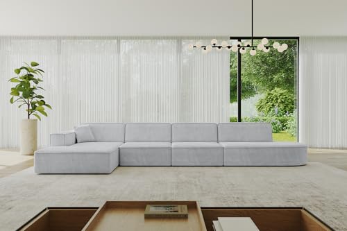 ALTDECOR Ecksofa in L-Form Corner Sofa Bett Eckcouch Couch Wohnlandschaft Cauchsofa IREA-L3-v4-403x165x72,5 cm Grau ALTDECOR Ecksofa in L-Form Corner Sofa Bett Eckcouch Couch Wohnlandschaft Cauchsofa IREA-L3-v4-403x165x72,5 cm Grau von ALTDECOR