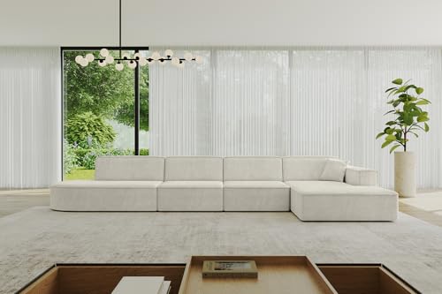 ALTDECOR Ecksofa in L-Form Corner Sofa Bett Eckcouch Couch Wohnlandschaft Cauchsofa IREA-L3-v4-403x165x72,5 cm Hellgrau ALTDECOR Ecksofa in L-Form Corner Sofa Bett Eckcouch Couch Wohnlandschaft Cauchsofa IREA-L3-v4-403x165x72,5 cm Hellgrau von ALTDECOR