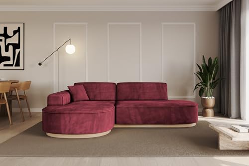 ALTDECOR Ecksofa in L-Form Corner Sofa Bett Eckcouch Couch Wohnlandschaft Cauchsofa MARI-L1-232x163x84 cm Bordeauxrot ALTDECOR Ecksofa in L-Form Corner Sofa Bett Eckcouch Couch Wohnlandschaft Cauchsofa MARI-L1-232x163x84 cm Bordeauxrot von ALTDECOR