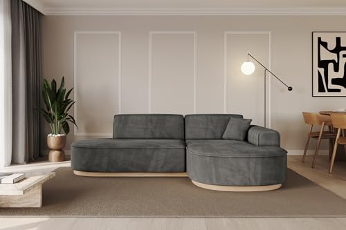 ALTDECOR Ecksofa in L-Form Corner Sofa Bett Eckcouch Couch Wohnlandschaft Cauchsofa MARI-L1-232x163x84 cm Dunkelgrau ALTDECOR Ecksofa in L-Form Corner Sofa Bett Eckcouch Couch Wohnlandschaft Cauchsofa MARI-L1-232x163x84 cm Dunkelgrau von ALTDECOR