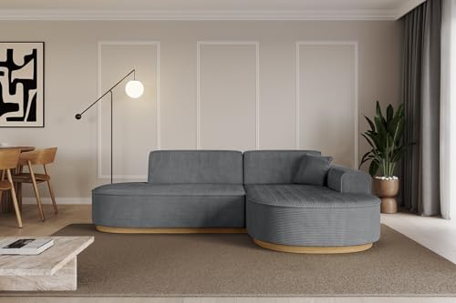 ALTDECOR Ecksofa in L-Form Corner Sofa Bett Eckcouch Couch Wohnlandschaft Cauchsofa MARI-L1-v2-232x163x81 cm Duneklgrau ALTDECOR Ecksofa in L-Form Corner Sofa Bett Eckcouch Couch Wohnlandschaft Cauchsofa MARI-L1-v2-232x163x81 cm Duneklgrau von ALTDECOR