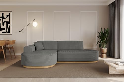 ALTDECOR Ecksofa in L-Form Corner Sofa Bett Eckcouch Couch Wohnlandschaft Cauchsofa MARI-L1-v2-232x163x84 cm Duneklgrau ALTDECOR Ecksofa in L-Form Corner Sofa Bett Eckcouch Couch Wohnlandschaft Cauchsofa MARI-L1-v2-232x163x84 cm Duneklgrau von ALTDECOR