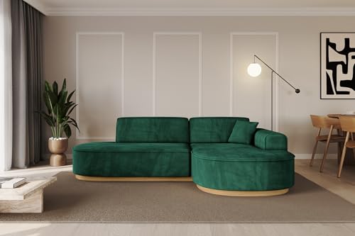 ALTDECOR Ecksofa in L-Form Corner Sofa Bett Eckcouch Couch Wohnlandschaft Cauchsofa MARI-L1-v2-232x163x84 cm Grün ALTDECOR Ecksofa in L-Form Corner Sofa Bett Eckcouch Couch Wohnlandschaft Cauchsofa MARI-L1-v2-232x163x84 cm Grün von ALTDECOR