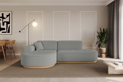 ALTDECOR Ecksofa in L-Form Corner Sofa Bett Eckcouch Couch Wohnlandschaft Cauchsofa MARI-L1-v2-232x163x84 cm Hellgrau ALTDECOR Ecksofa in L-Form Corner Sofa Bett Eckcouch Couch Wohnlandschaft Cauchsofa MARI-L1-v2-232x163x84 cm Hellgrau von ALTDECOR