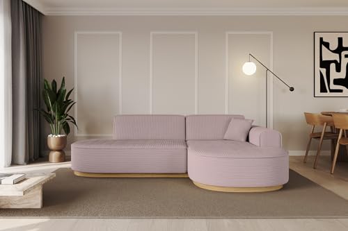 ALTDECOR Ecksofa in L-Form Corner Sofa Bett Eckcouch Couch Wohnlandschaft Cauchsofa MARI-L1-v2-232x163x84 cm Rosa ALTDECOR Ecksofa in L-Form Corner Sofa Bett Eckcouch Couch Wohnlandschaft Cauchsofa MARI-L1-v2-232x163x84 cm Rosa von ALTDECOR