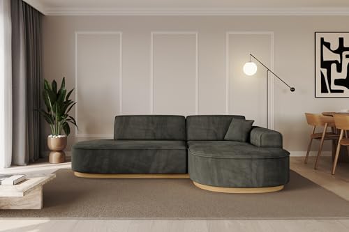 ALTDECOR Ecksofa in L-Form Corner Sofa Bett Eckcouch Couch Wohnlandschaft Cauchsofa MARI-L1-v2-232x163x84 cm Schwarz ALTDECOR Ecksofa in L-Form Corner Sofa Bett Eckcouch Couch Wohnlandschaft Cauchsofa MARI-L1-v2-232x163x84 cm Schwarz von ALTDECOR