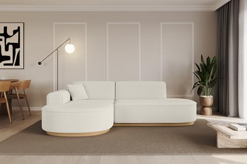 ALTDECOR Ecksofa in L-Form Corner Sofa Bett Eckcouch Couch Wohnlandschaft Cauchsofa MARI-L1-v2-232x163x84 cm Weiß ALTDECOR Ecksofa in L-Form Corner Sofa Bett Eckcouch Couch Wohnlandschaft Cauchsofa MARI-L1-v2-232x163x84 cm Weiß von ALTDECOR