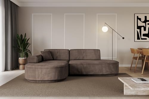 ALTDECOR Ecksofa in L-Form Corner Sofa Bett Eckcouch Couch Wohnlandschaft Cauchsofa MARI-L1-v3-232x163x81 cm Braun ALTDECOR Ecksofa in L-Form Corner Sofa Bett Eckcouch Couch Wohnlandschaft Cauchsofa MARI-L1-v3-232x163x81 cm Braun von ALTDECOR
