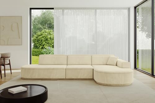 ALTDECOR Ecksofa in L-Form Corner Sofa Bett Eckcouch Couch Wohnlandschaft Cauchsofa MARI-L2-317x163x81 cm Beige ALTDECOR Ecksofa in L-Form Corner Sofa Bett Eckcouch Couch Wohnlandschaft Cauchsofa MARI-L2-317x163x81 cm Beige von ALTDECOR